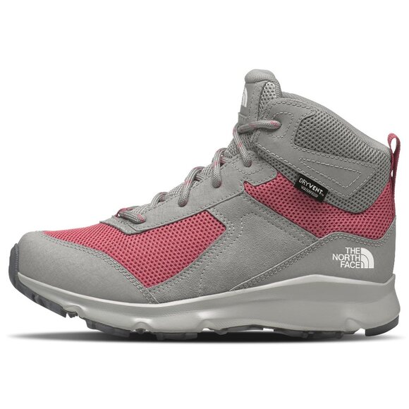 The North Face Hedgehog Hiker II Mid Waterproof (Little Kid/Big Kid) Meld Grey/S - Picture 1 of 1